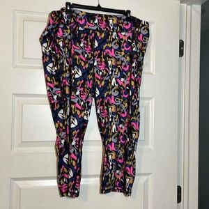 Colorful capri length leggings